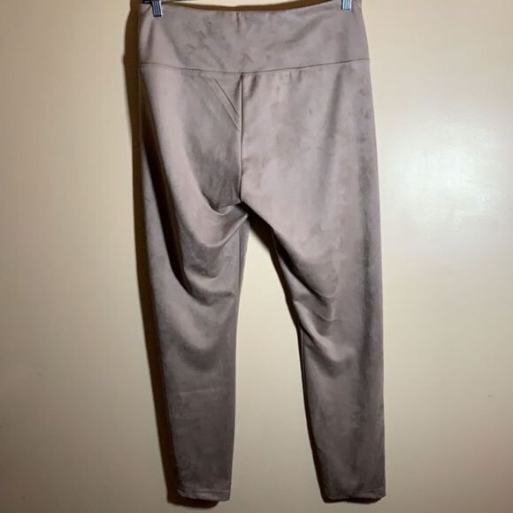 Maison Cinqcent Brown Suede Leggings NWT - Picture 2 of 5